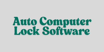 Auto Computer Lock Software
