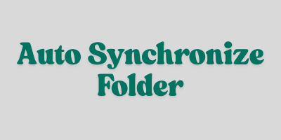 Auto Synchronize Folder