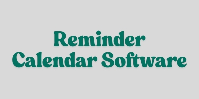 Reminder Calendar Software